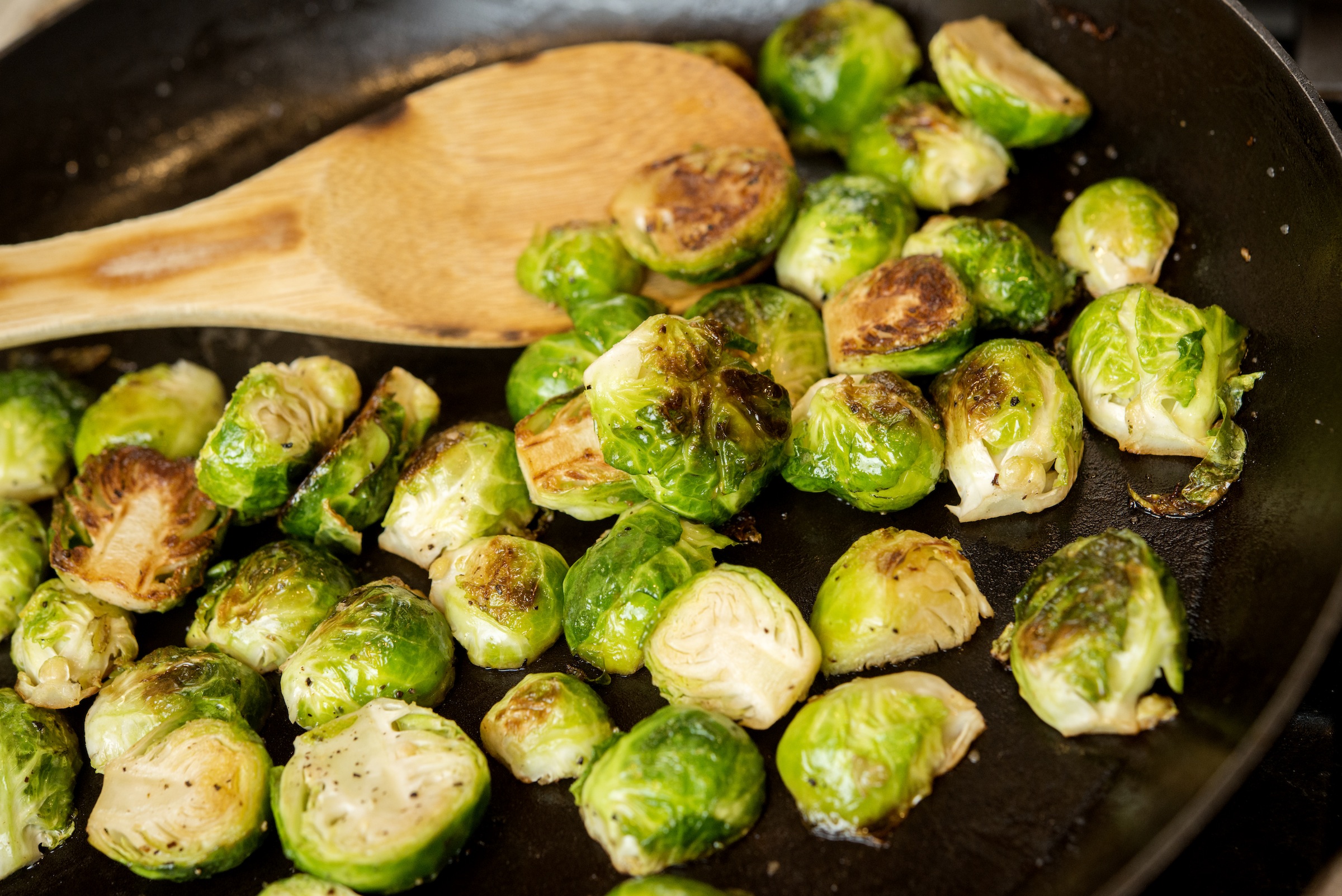 Brussels Sprouts in Brown Butter, Garlic and Lemon [225]