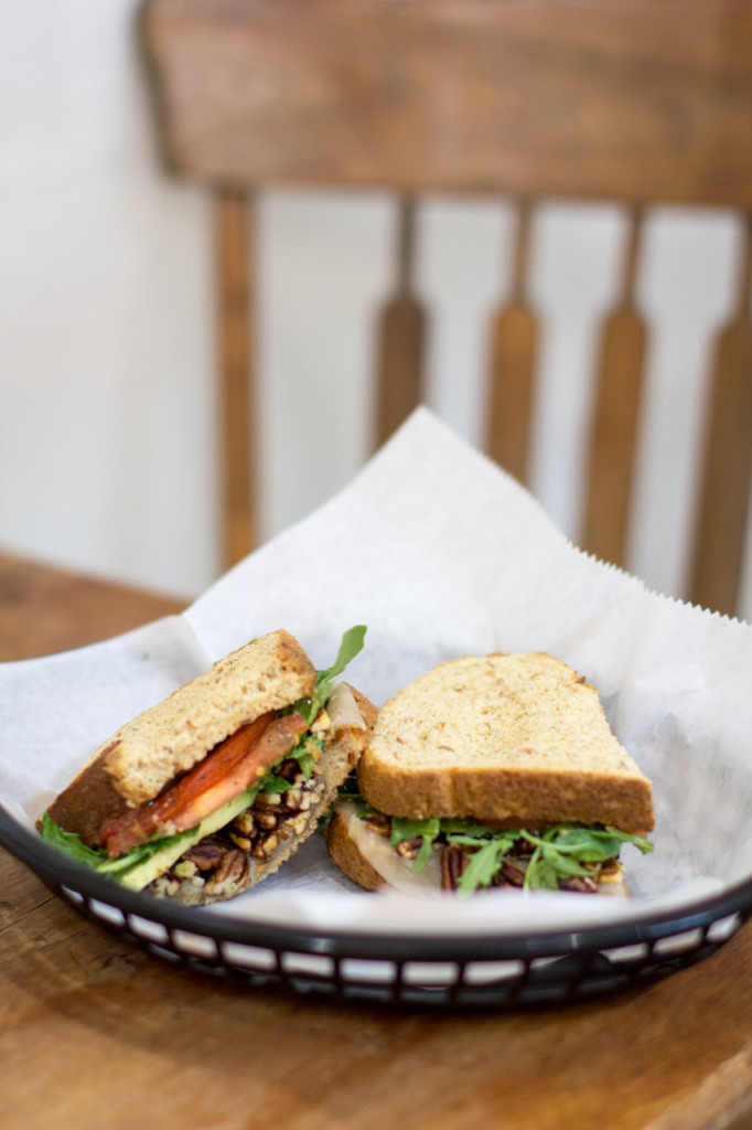 Heather V's "Nutty" vegetarian sandwich