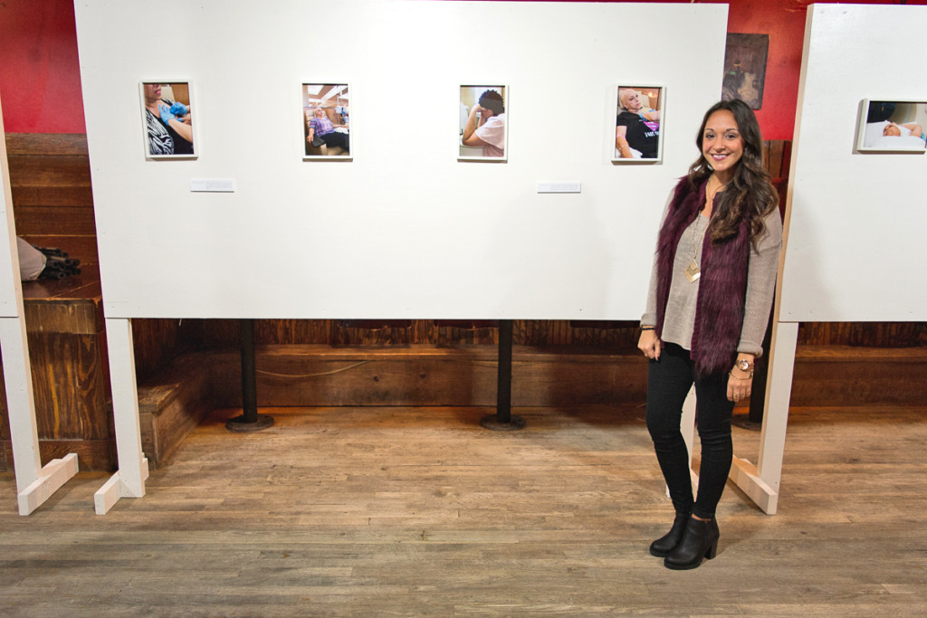 Ballard exhibited her photo series at Chelsea’s Café on Nov. 21, 2015.