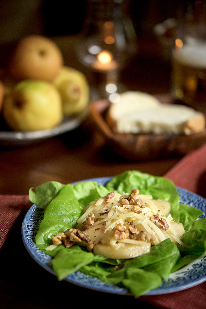 Dining In 225 Magazine January 2016, asian pear salad