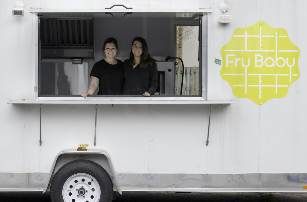 The owners of FryBaby in their Tigerland-based food truck