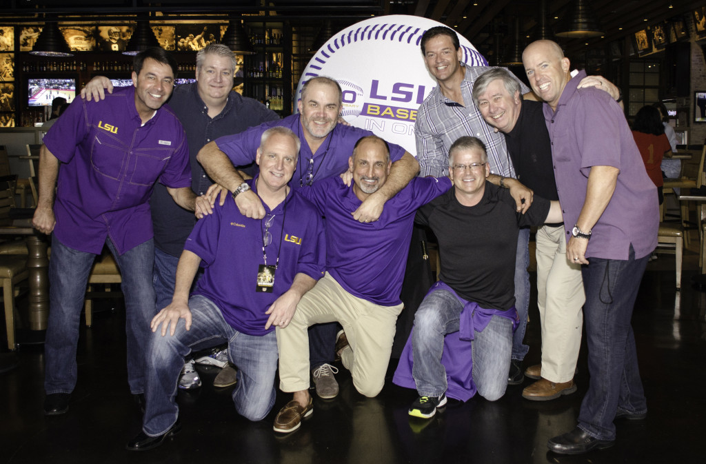 Part of the 1986 LSU men’s baseball team at the 30-year reunion