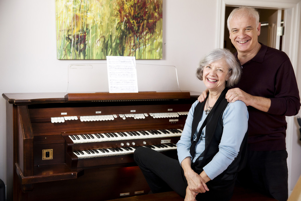 Bill Grimes refurbished this organ for his wife Jan to play hundreds of different organ sounds digitally.