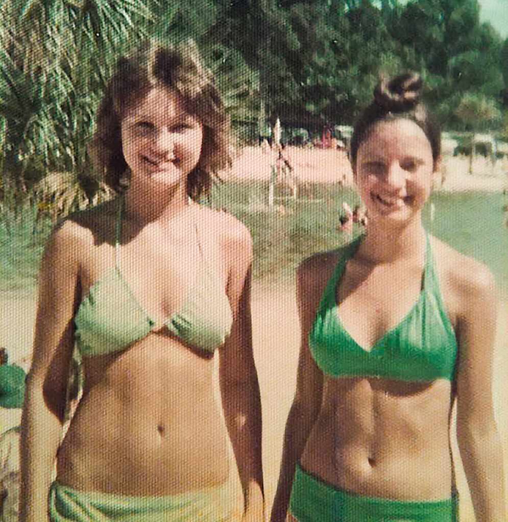 Former residents Marion Beyl and Kay Lowry in 1976.