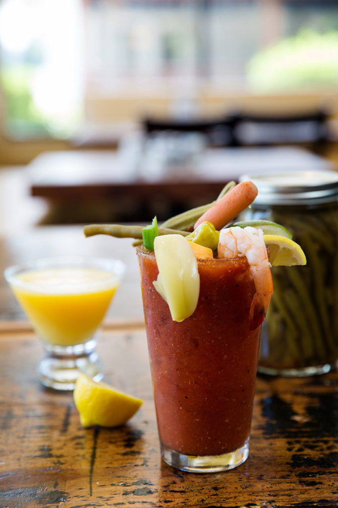 What’s brunch without a Bloody Mary? Canefield offers a full Bloody Mary bar where you can add your own fixings to the zesty cocktail.