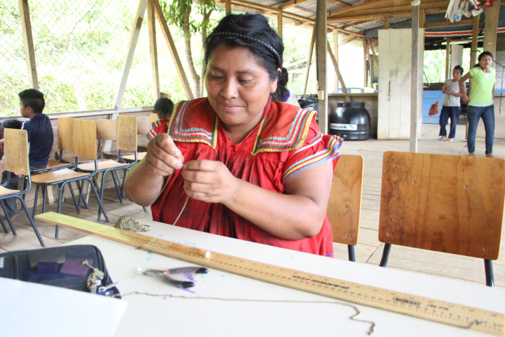 Felicia, one of the Guaymi women who works for Hands Producing Hope. Photo courtesy Hands Producing Hope