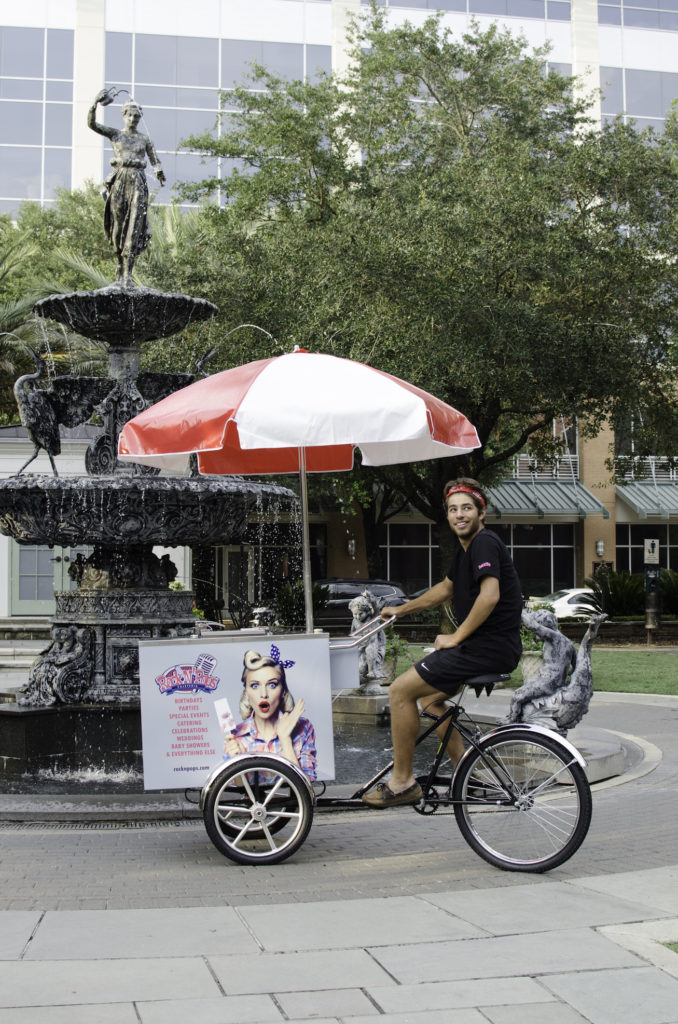 The Rock 'n' Pops bike cart