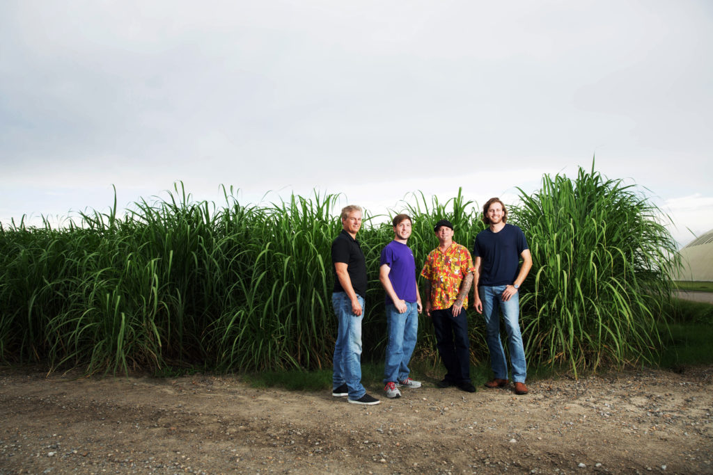 From left, Walter Tharp, Dylan Bernard, Jonny Ver Planck and John Landry of Cane Land Distilling Company plan to use sugar cane grown in Pointe Coupee Parish and distilled at a downtown facility to make their unique rum. Photo by Stephanie Landry