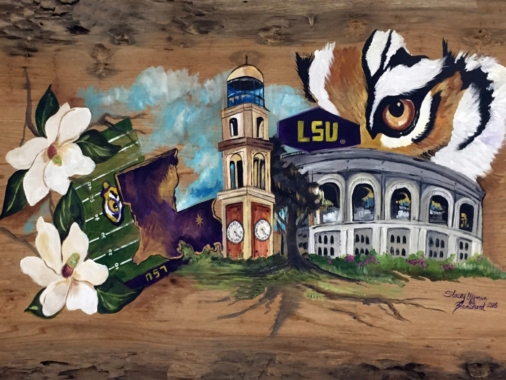 Local artists share how LSU football inspires their work 225