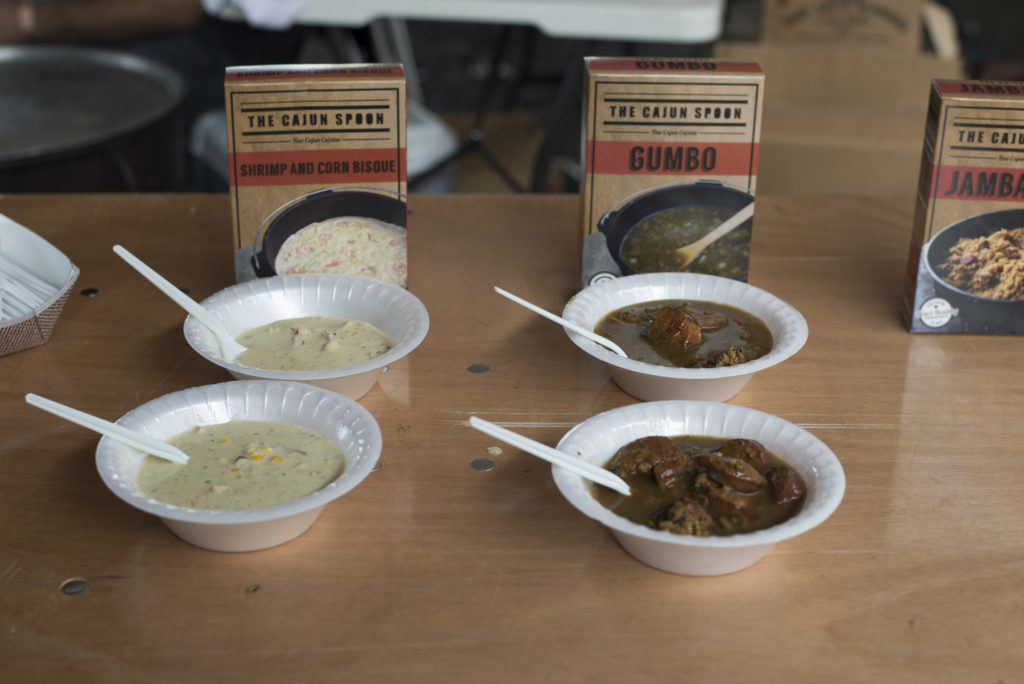 The Cajun Spoon offered up samples of gumbo, jambalaya and bisque during the event.