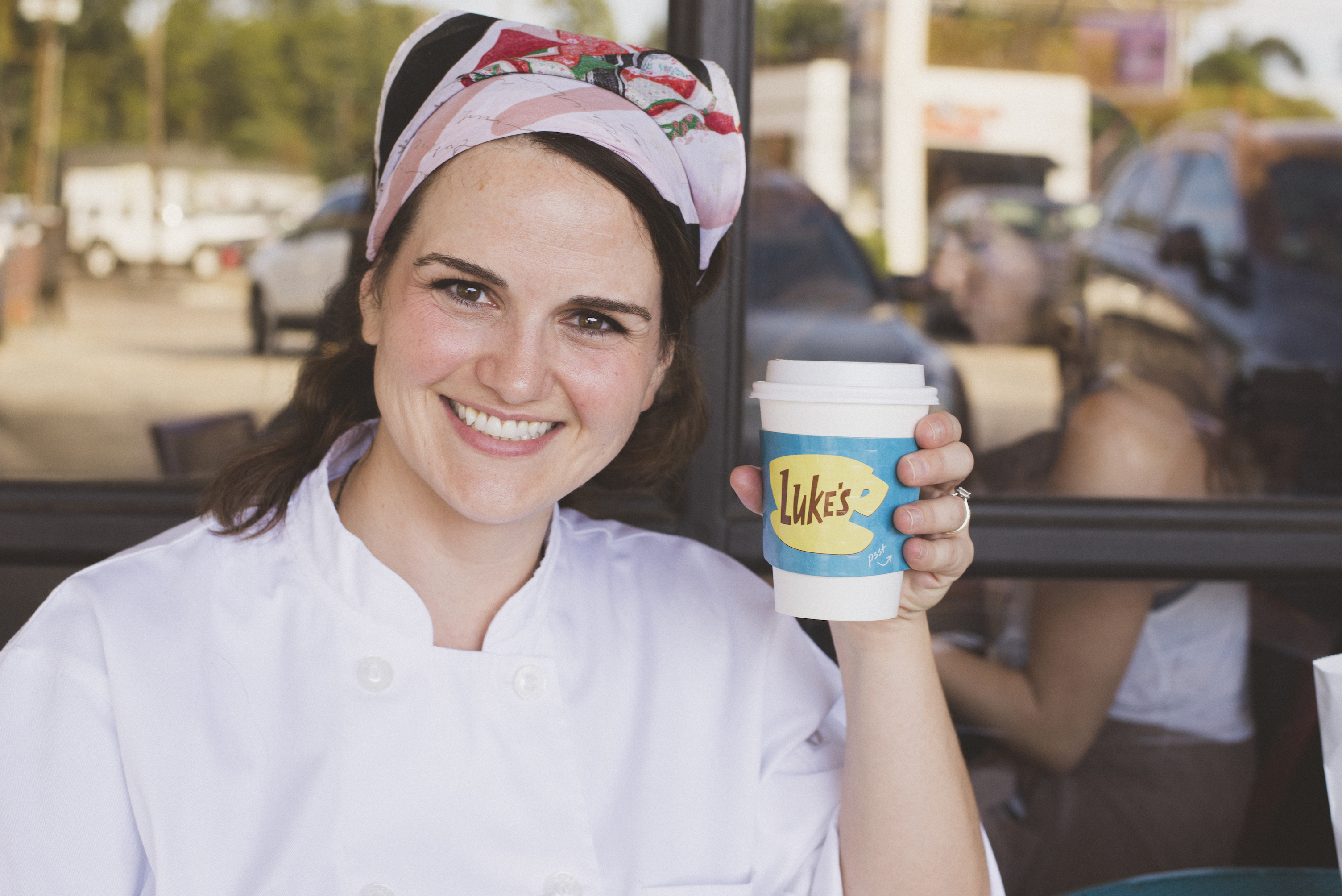 Connie Silva, dressed as Sookie St. James.