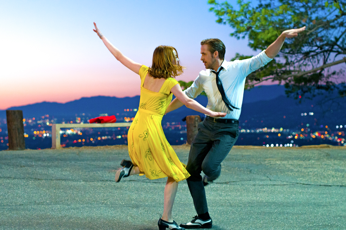 Emma Stone and Ryan Gosling in La La Land. Courtesy of Summit Entertainment.