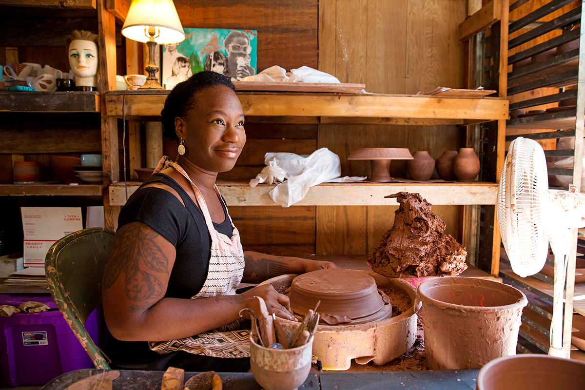 Local maker uses her newfound talent and African heritage to craft one