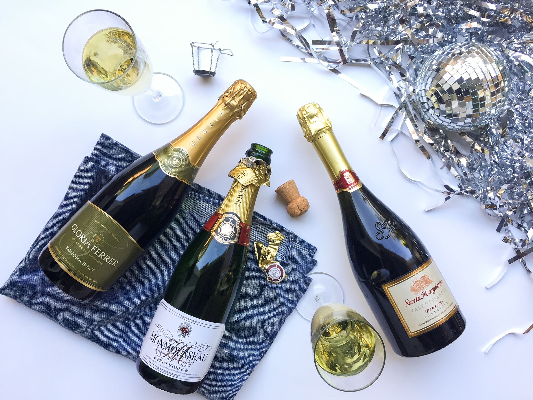 Poppin’ bottles Sparkling wine is on this month’s menu