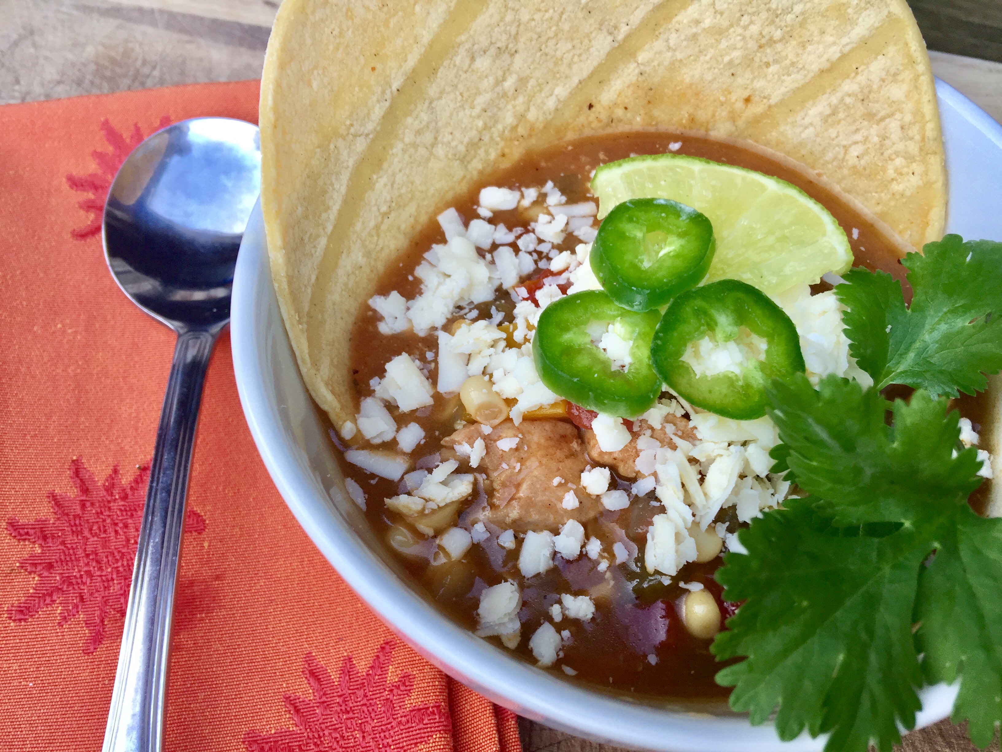 Spatula Diaries: Colorful chicken tomatillo soup to help you keep your ...