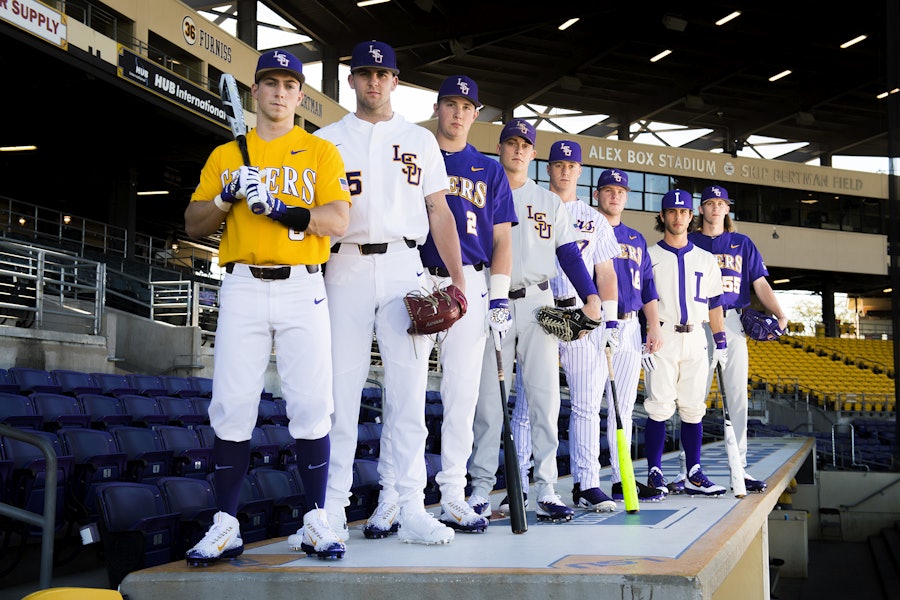 A look at this season's LSU Baseball uniforms—and the historic