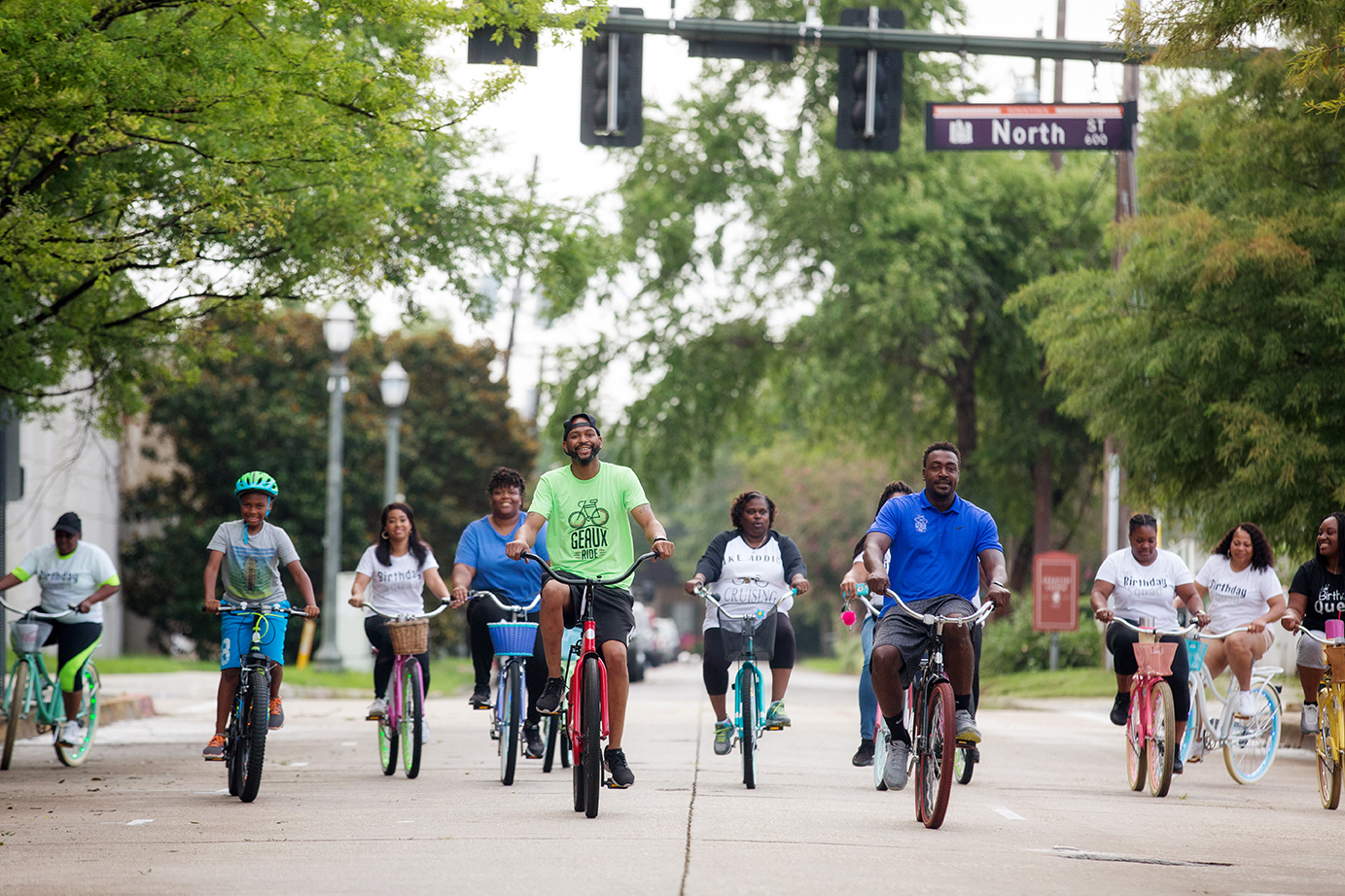 bike ride downtown