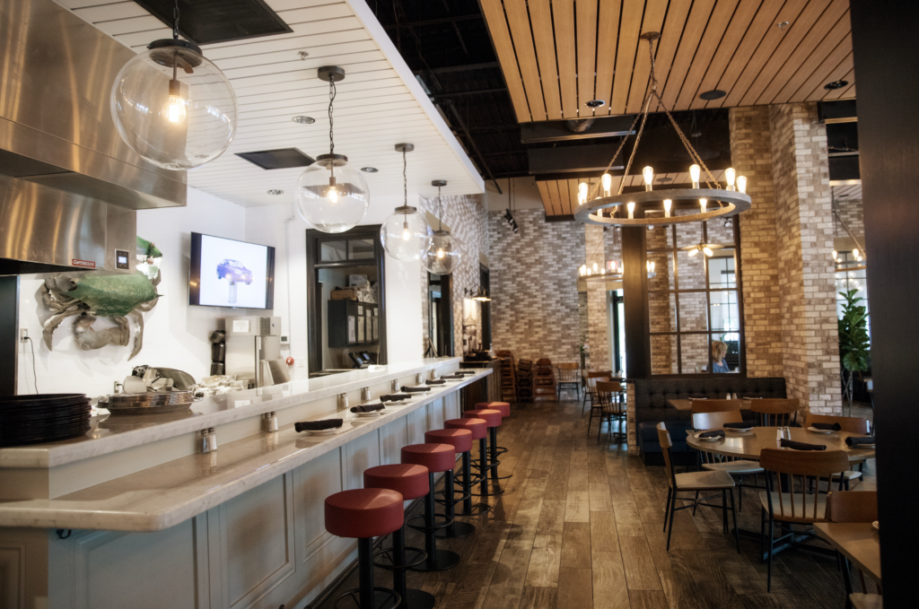 The seafood options and relaxed atmosphere at Adrian’s Restaurant & Bar