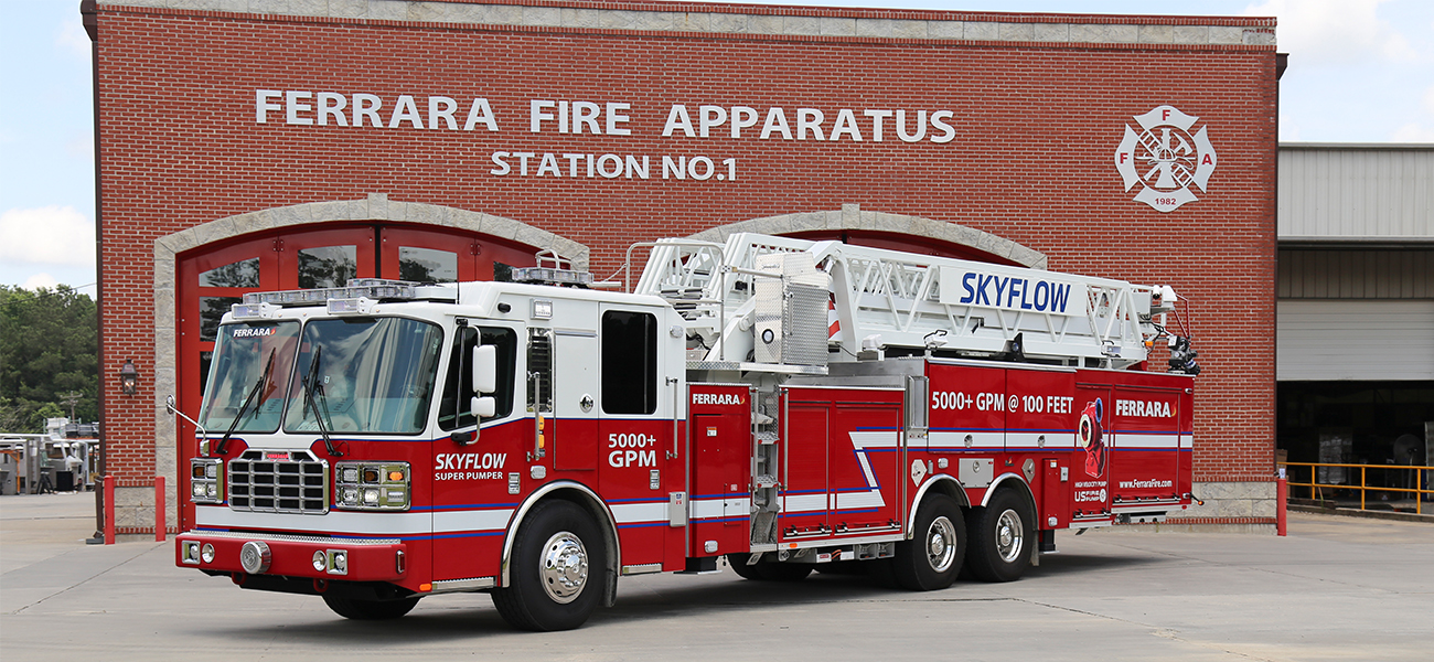 Ferrara Fire Apparatus makes trucks for cities all over the country - [225]