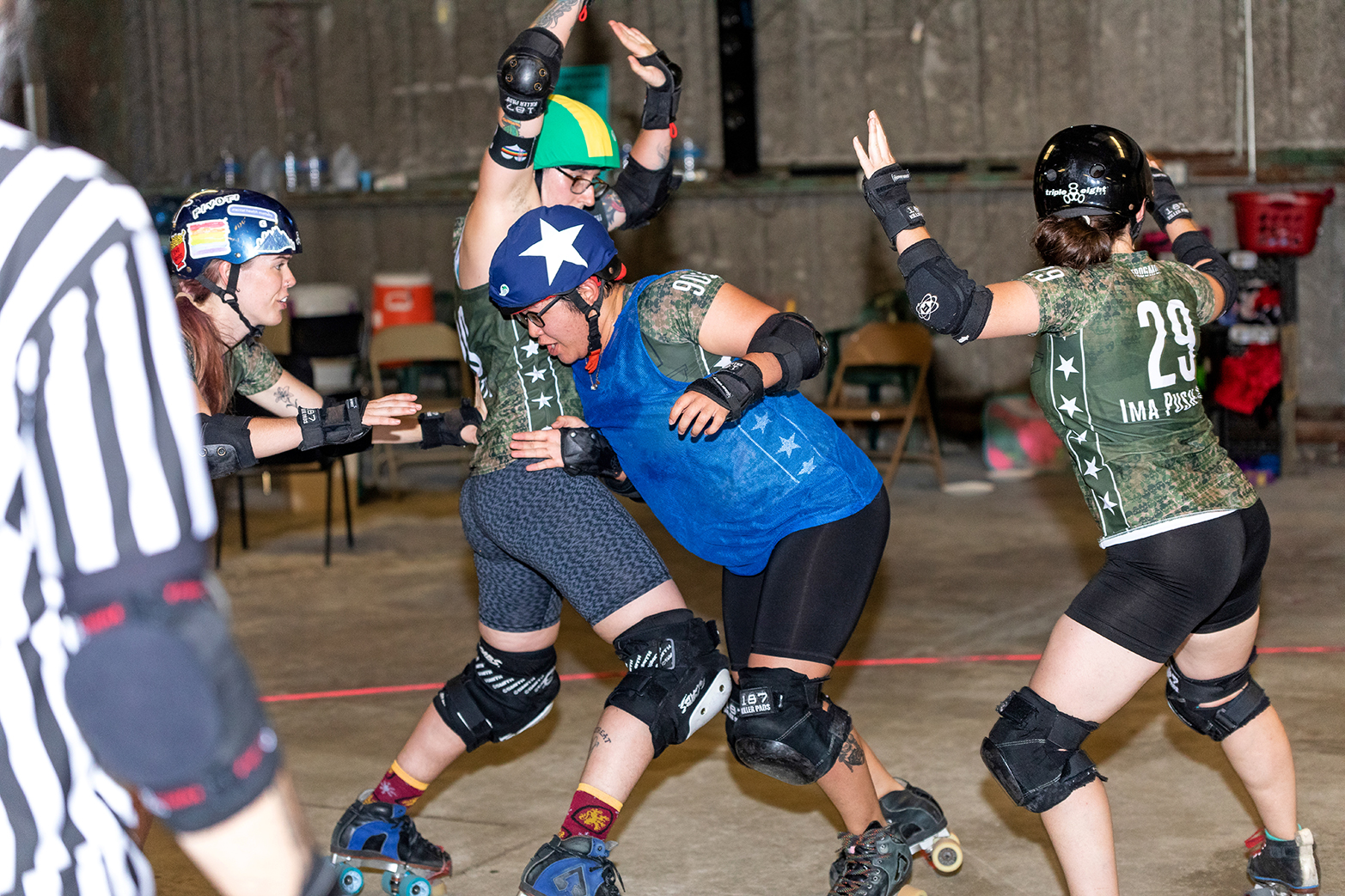 How to Roll with THE STICK  Roller Derby Athletics 