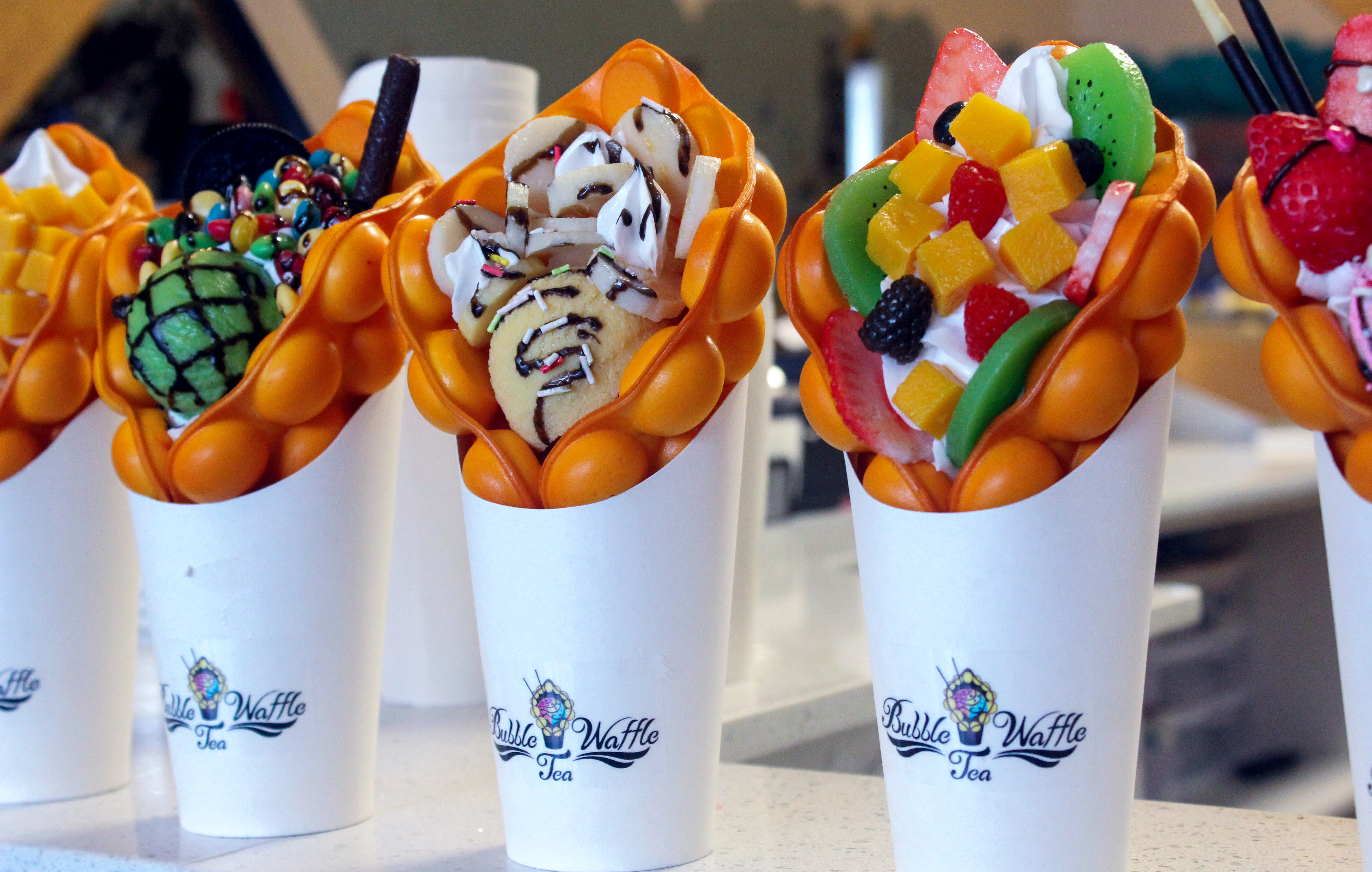 Snack Break: Bubble waffles have arrived at Bubble Waffle & Tea