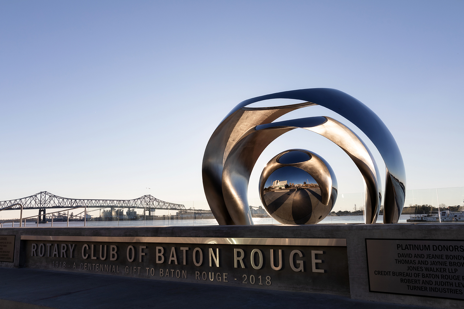 Check out photos of Rotary Club's long-awaited sculpture on the downtown  riverfront - [225]