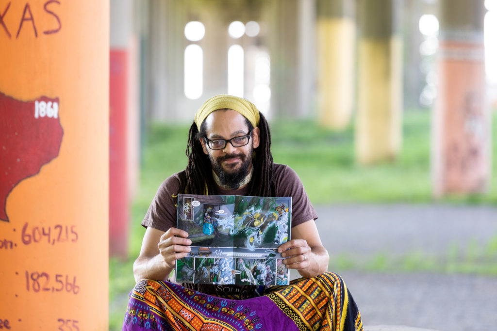 Local Visual Artist Antoine Mitchell Captivates Readers In Afro Fantasy Comic Book Series 
