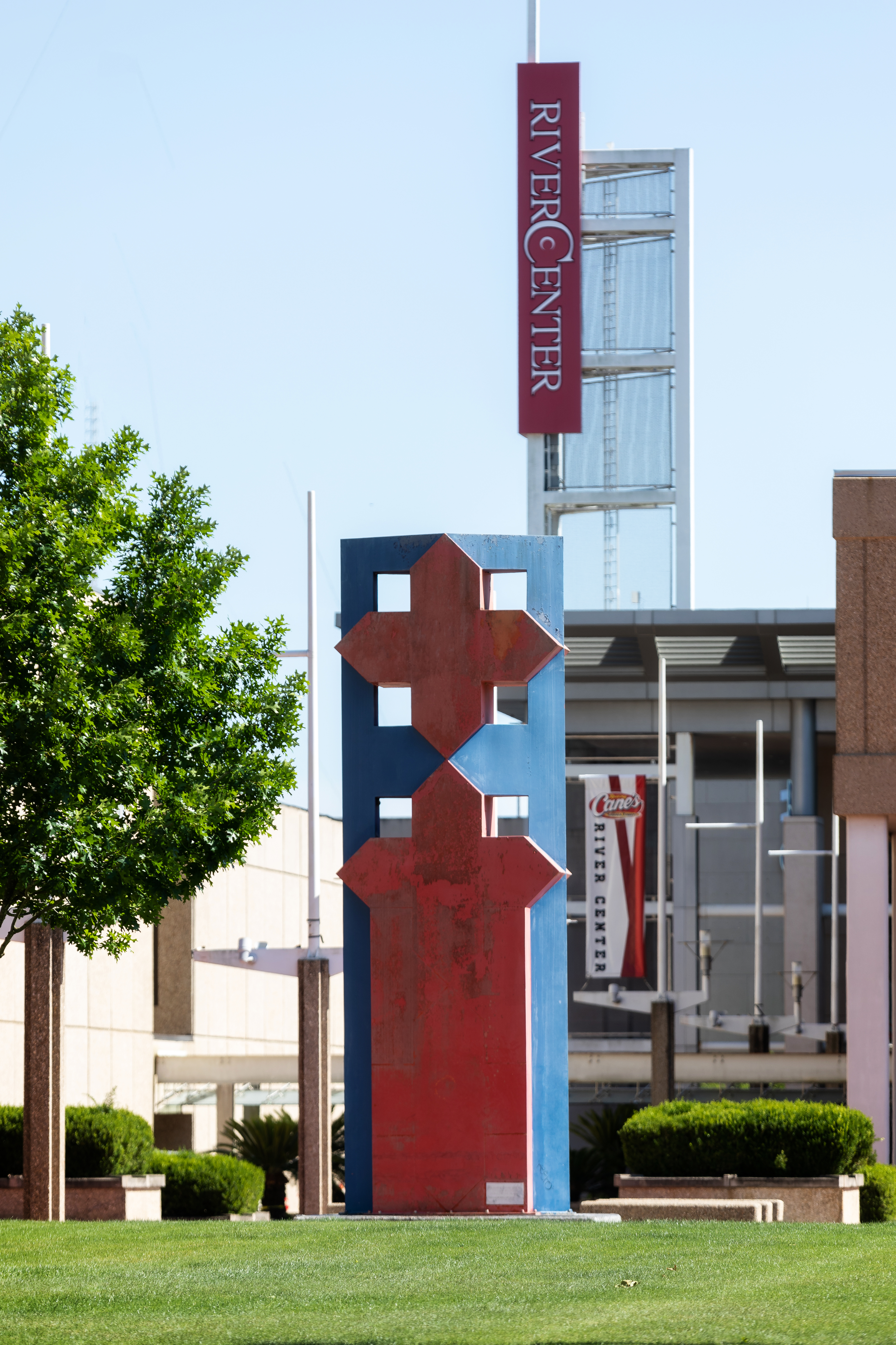 The Red Stick Sculpture