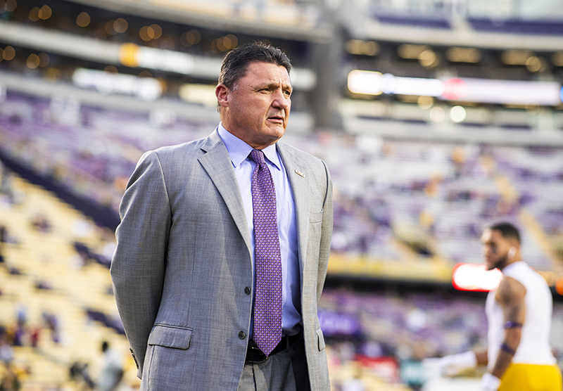 Alleva impressed by two LSU games under Orgeron - Death Valley Insider