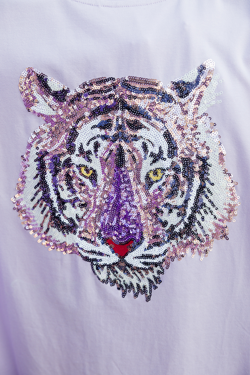 Sparkle Slugger TIGERS Purple Jersey Tee- LSU – Sparkle City Co