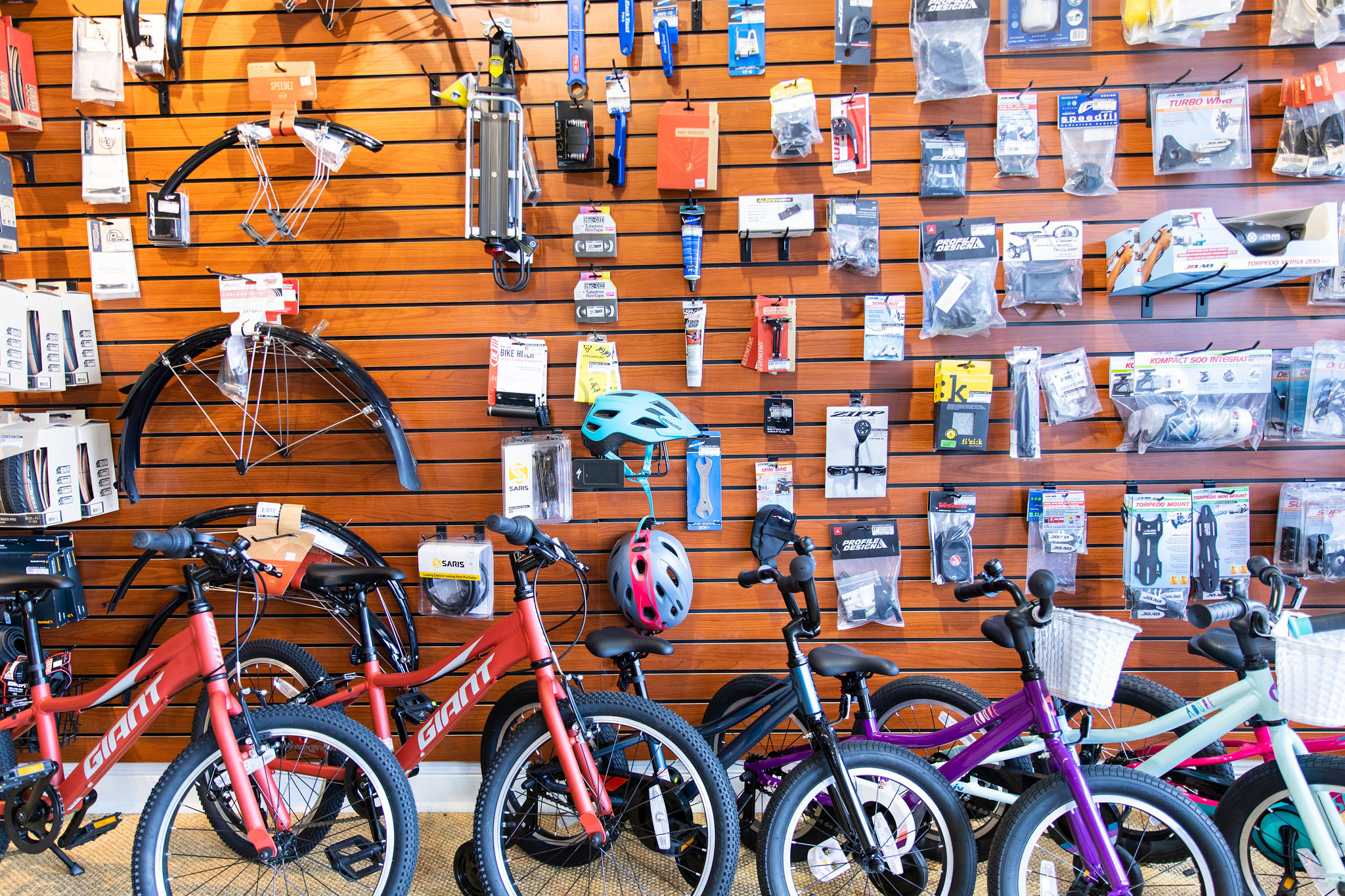 Inside Southern Bicycles new location on Perkins Road