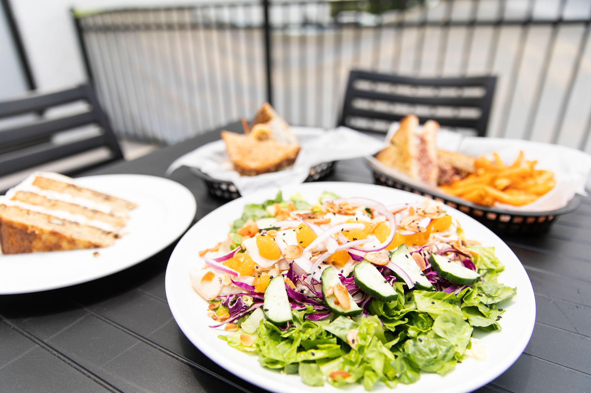 Wines by the glass, sandwiches and salads available at Martin Wine