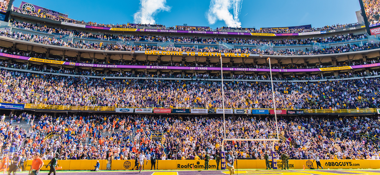 Lousiana State University Tiger Stadium South End Zone