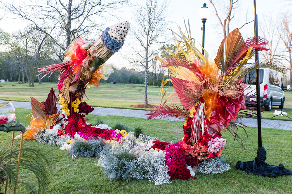 What it takes to create a competing sculpture for the Flower Fest