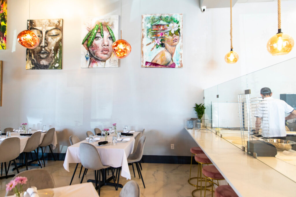 Peek inside the new Pizza Art Wine, combining art, highend flavors and
