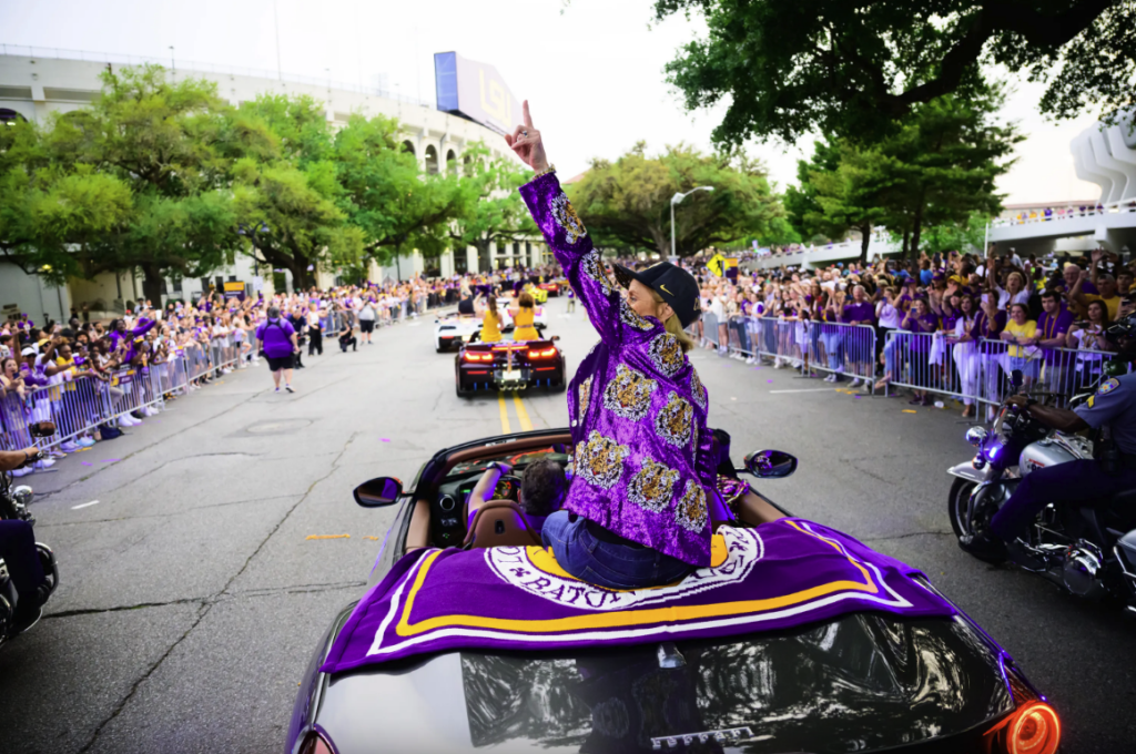 Kim Mulkey LSU parade