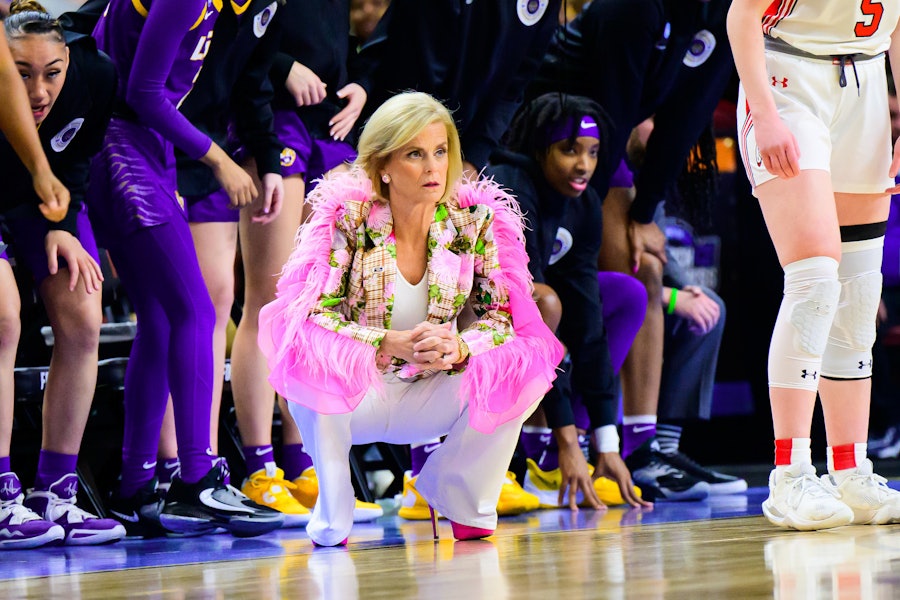 Take a look at Kim Mulkey's best outfits this season, Entertainment