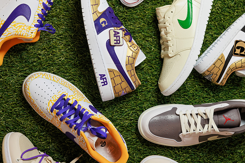 Get custom kicks like the LSU athletes from this local footwear