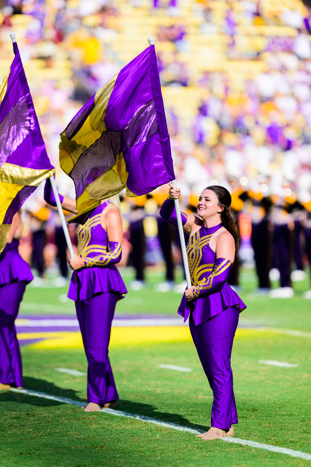 Colorguard  LSU Department of Bands