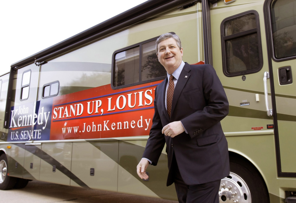 (AP Photo) John Kennedy during his unsuccessful Senate run in 2008.