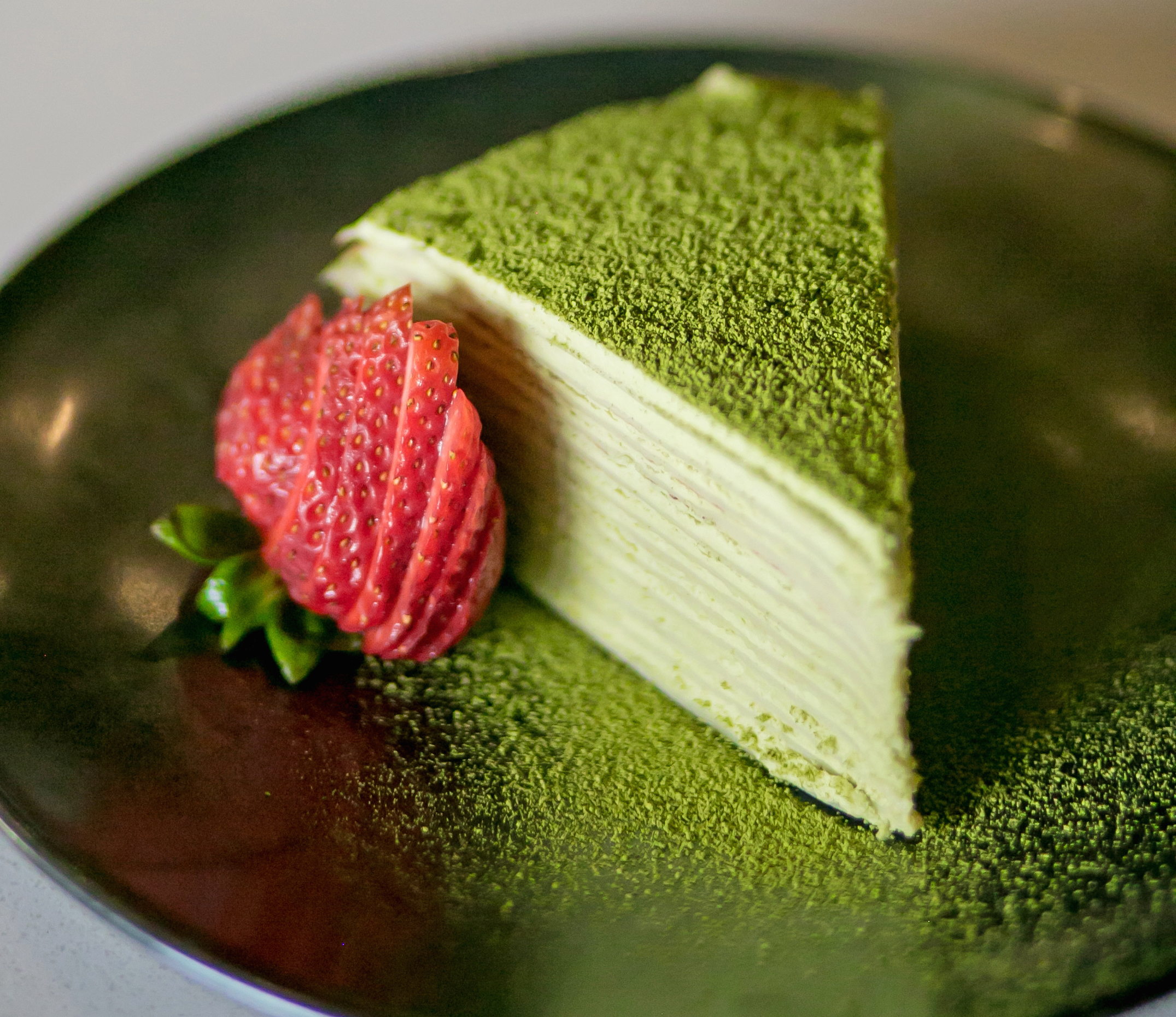 Dish Umami S Green Tea Crepe Cake Inregister