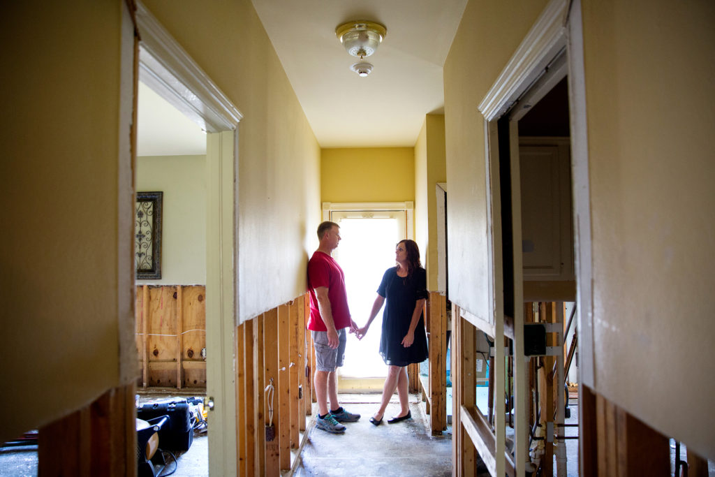 Kirby and Kristy Overstreet are among the thousands of south Louisiana homeowners who are now facing the challenge of bringing their waterlogged homes back to life.