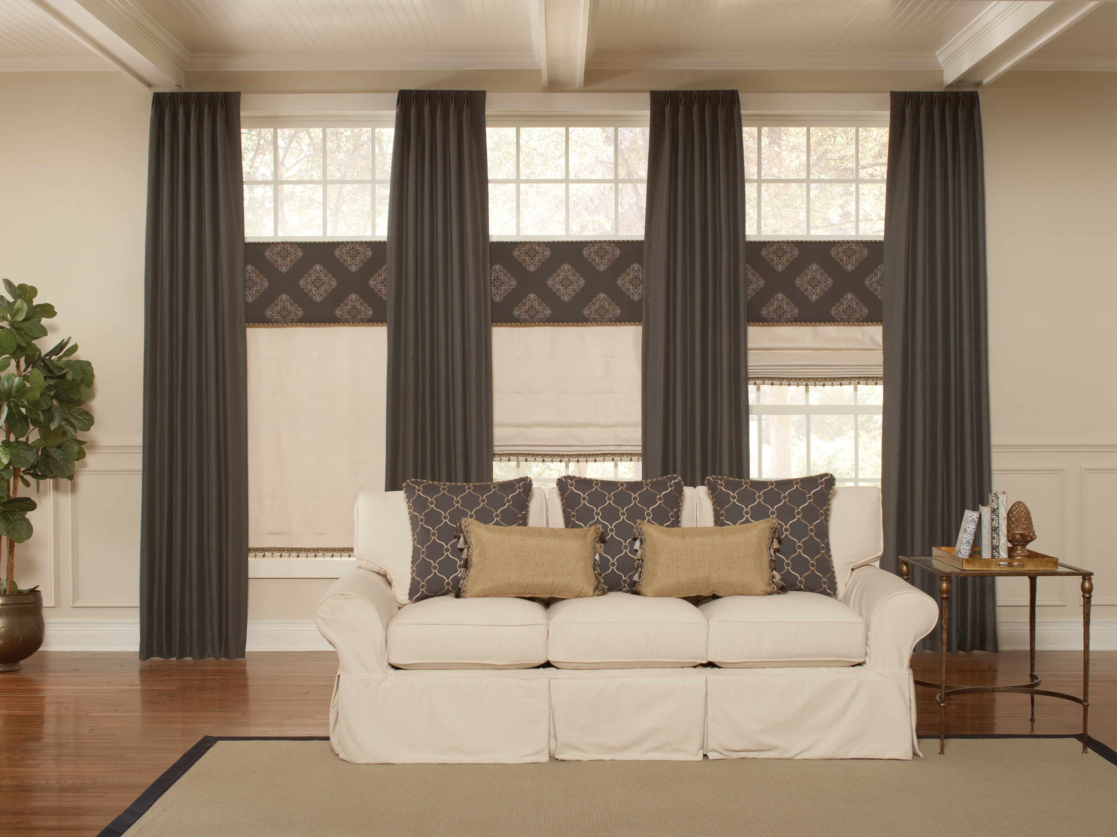 Designer tip June Jackson on window treatment tricks