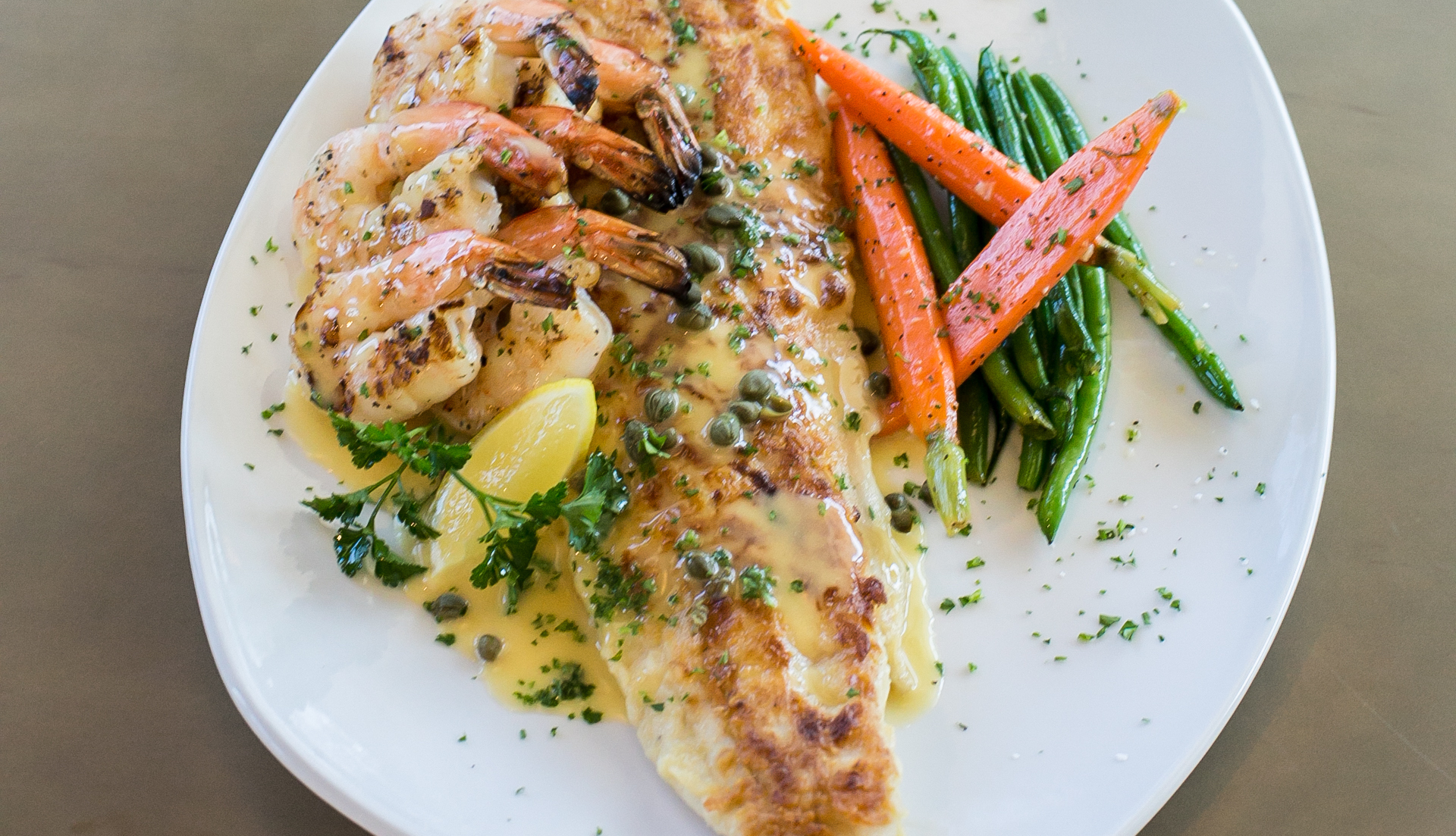 Dish Adrian's Speckled Trout Picatta inRegister