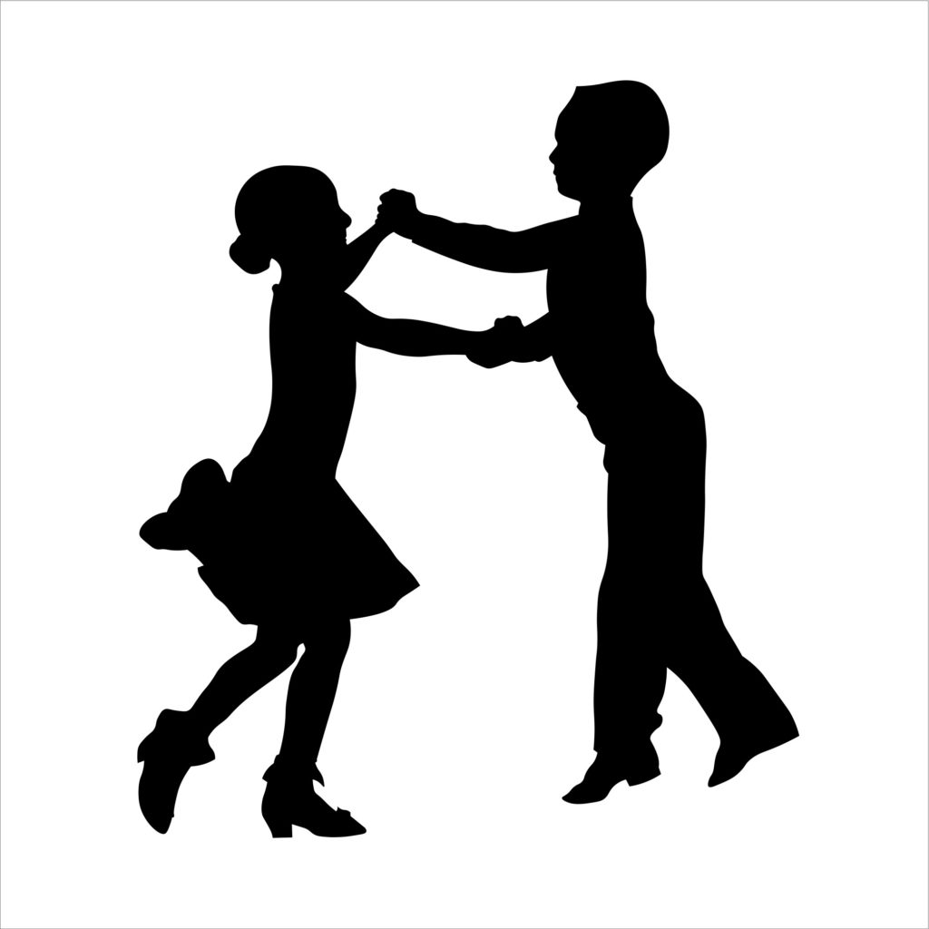 Бальные танцы силуэты дети