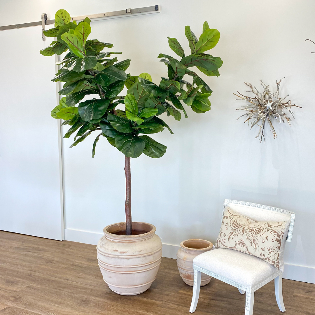 From fiddle leaf figs to front-door wreaths, faux greenery is having a ...